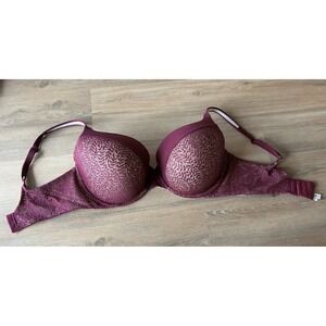 Victoria's Secret Body by Victoria Perfect Shape Bra 36DDD‎ Burgundy